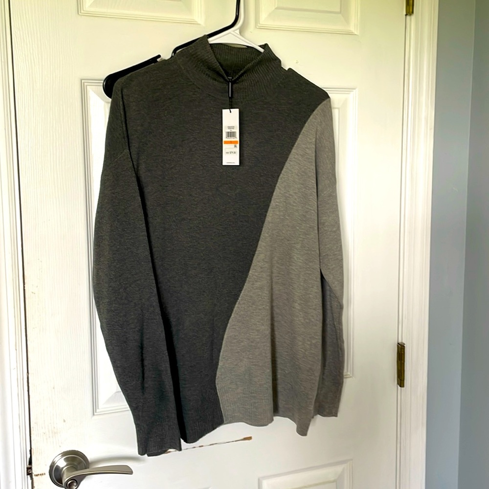 Calvin Klein mock neck sweater tunic